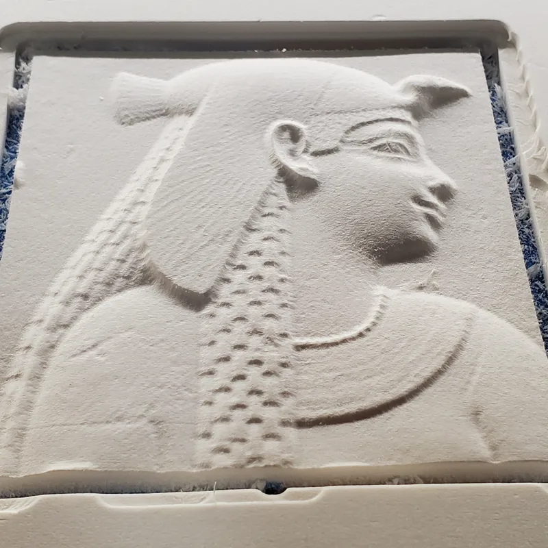 3d relief carving made with cnc router