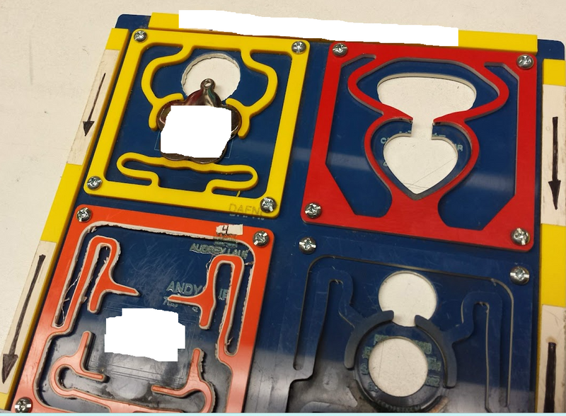 cnc router cut jigs for laser marked parts