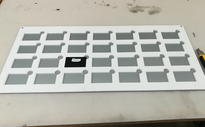 custom made fixture for UV printing rectangular products